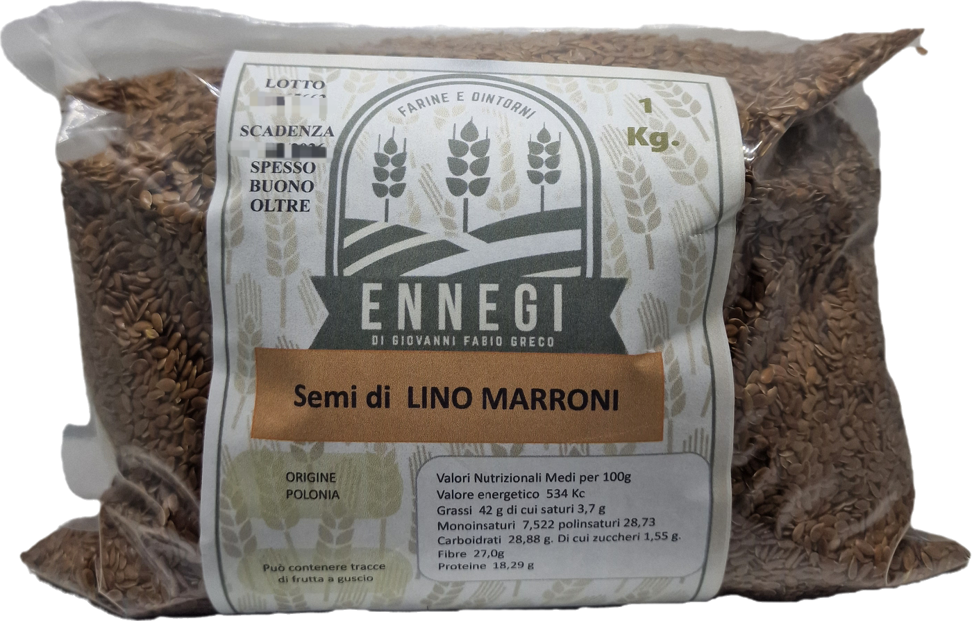 Semi di Lino marrone