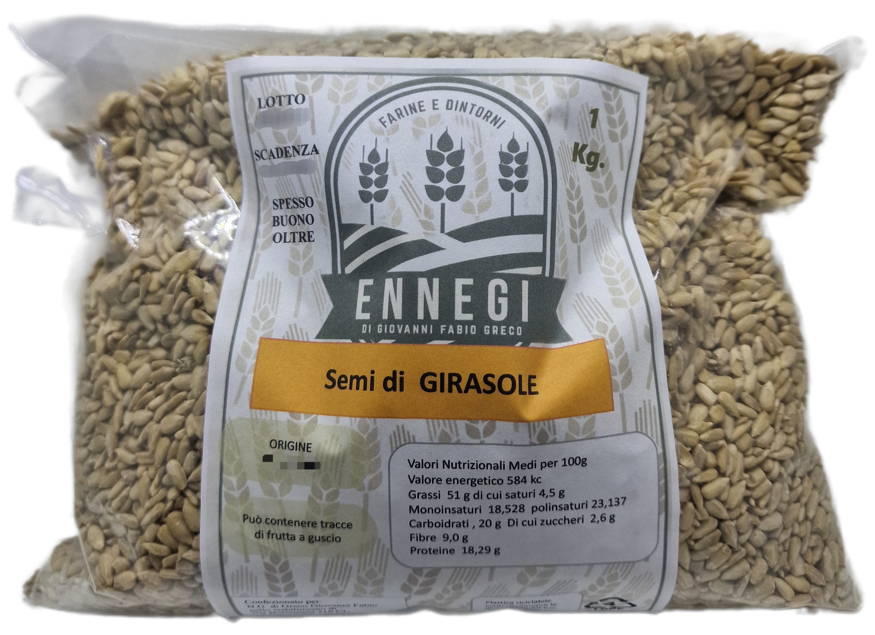 Semi di Girasole Sgusciato 1 kg