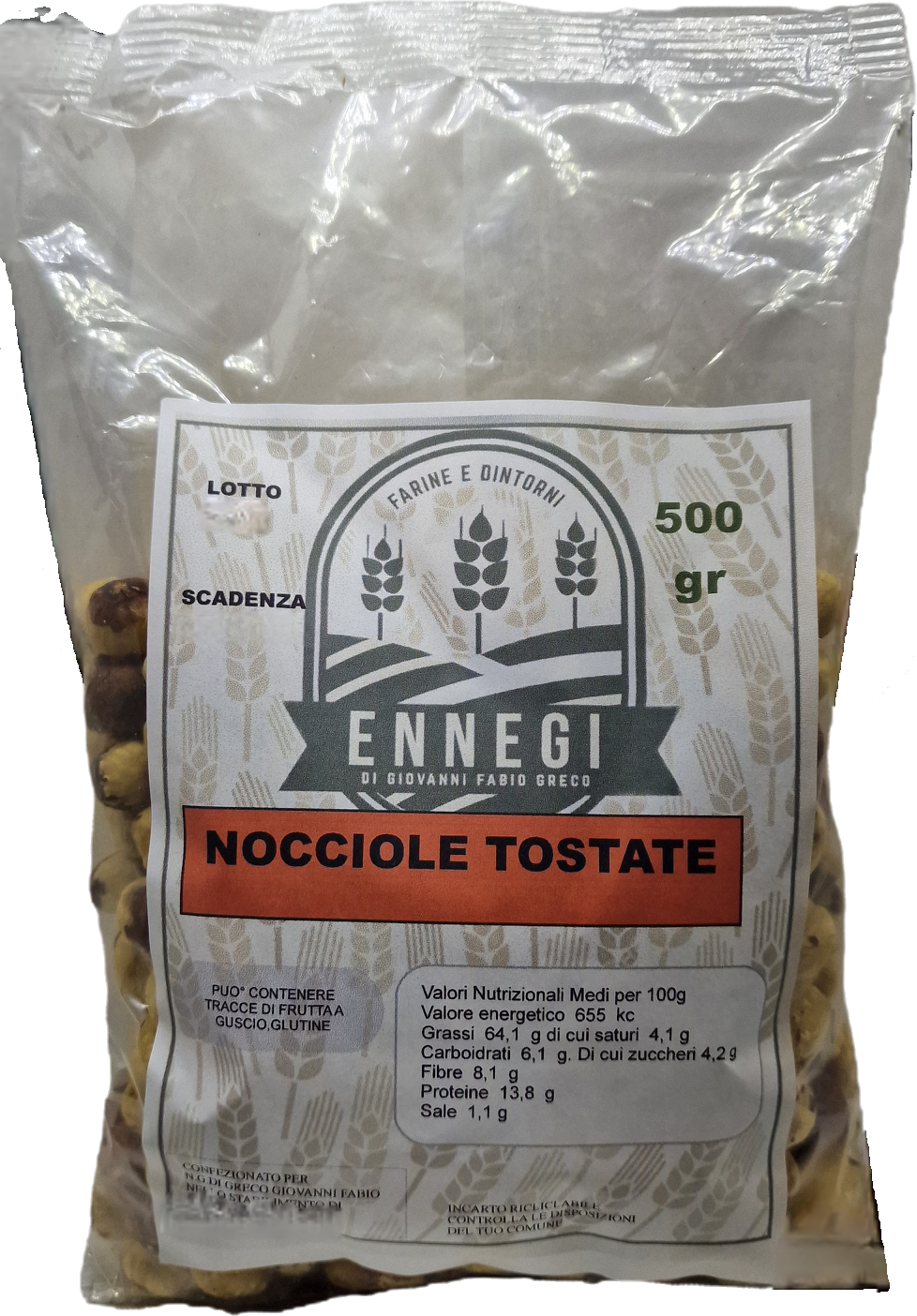 Nocciole Sgusciate Tostate 500 g