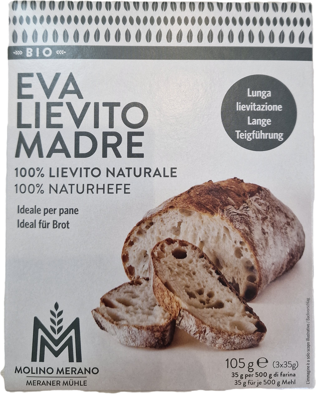 Lievito Madre Eva - Molino Merano - 3x35g