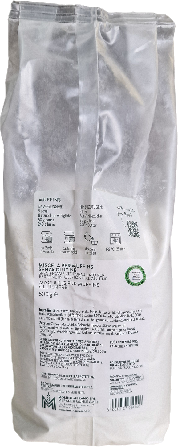Preparato per Muffin Senza Glutine - 500 g