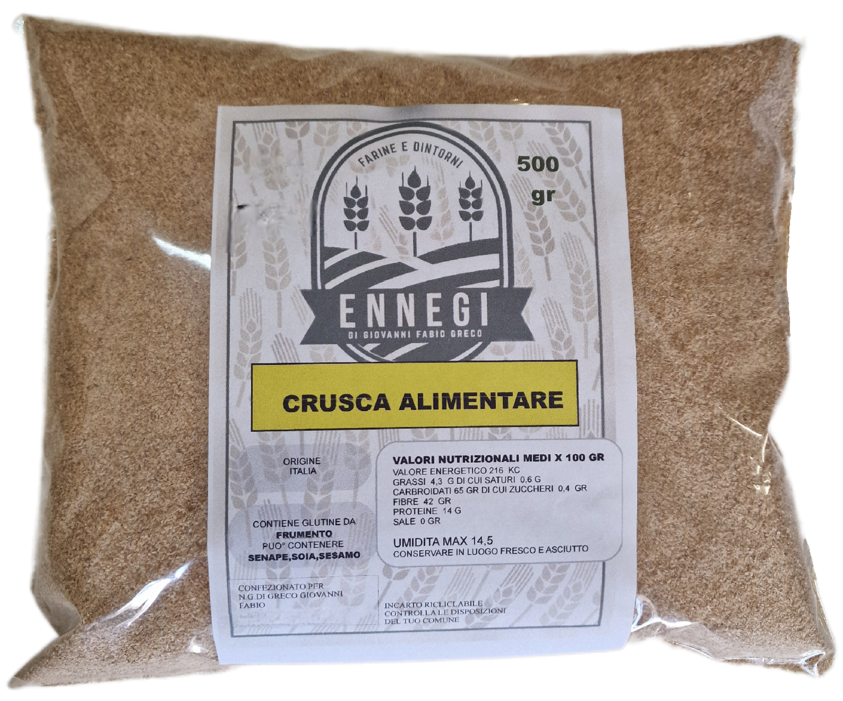 Crusca di Grano Duro 500g