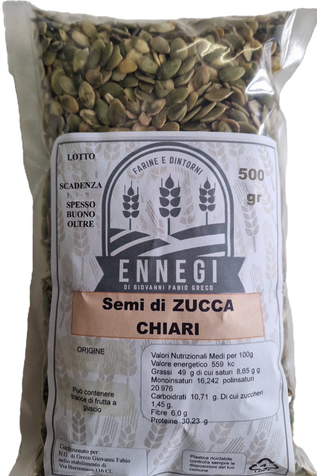Semi di Zucca Chiari